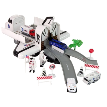 Zestaw Samolot Statek Kosmiczny Pojazdy Akcesoria