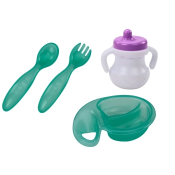 Lalka Bobas Opaska Akcesoria Do Karmienia Niebieska