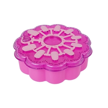 Zestaw 2 w 1 Do Robienia Bransoletek i Malowania Paznokci Koraliki Lakiery Do Paznokci