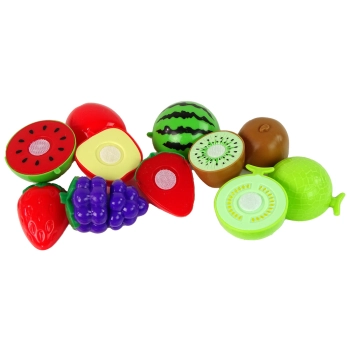 Zestaw Owoców Do Krojenia Deska Talerzyk Sztućce