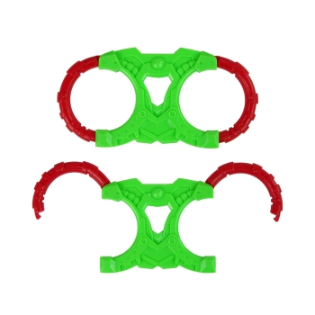 Zestaw Wojownika Kosmosu Pistolet Laserowy Miecz Świetlny Kajdanki Miotacz Dysków