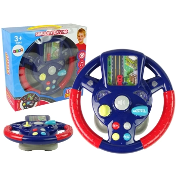 Kierownica Dla Dzieci Symulator Jazdy Efekty Dźwiękowe Świetlne