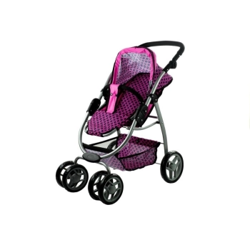 Wózek dla lalek Alice Głęboki, Spacerówka, Gondola 2w1