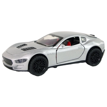 Pojazd Resorak 1:36 Napęd Frykcyjny Światła Dźwięki Srebrny