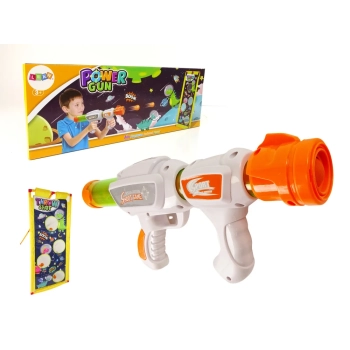 Gra Celność Pistolet Kulki Piankowe Plansza Dinozaury