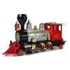 Kolejka Pociąg Klasyczny na Baterie Dym Dźwięk Efekty Świetlne