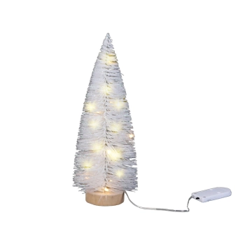 Choinka Dekoracyjna Biała Lampki Świąteczne Dekoracja Boże Narodzenie