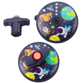 Kolorowy Świecący Dysk Kosmos Ufo Kręcący Bączek Spinning Top