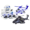 Helikopter Policyjny Biały lub Czarny Napęd Frykcyjny Światło i Dźwięk