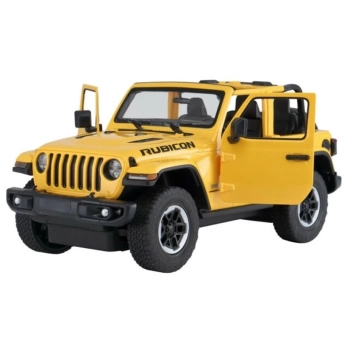 Auto R/C Jeep Wrangler Rubicon 1:14 Rastar Żółty