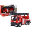 Wóz Strażacki Czerwony Z Wysuwana Drabiną Wysięgnik