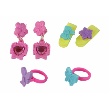 Zestaw Piękności Kosmetyki Makijaż Robienie Paznokci Różowy Kuferek