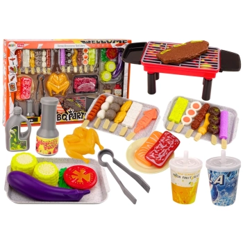 Zestaw Do Grilla Warzywa Figurki Grill BBQ Party 37 ele.