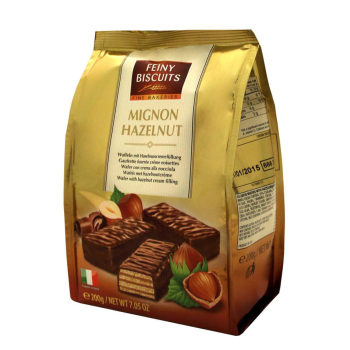 Feiny Biscuits Wafle orzechowe w czekoladzie 200 g