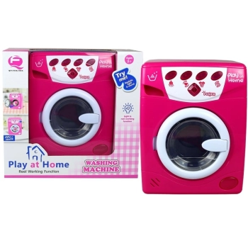 Pralka Otwierana Na Baterie Dźwięk Różowa