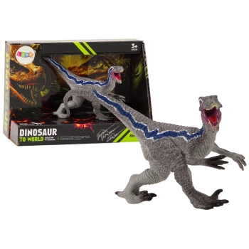 Dinozaur Figurka Kolekcjonerska Velocitaptor Szary 1El