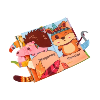 Miękka Książeczka Edukacyjna Szeleszcząca Zwierzęta Leśne