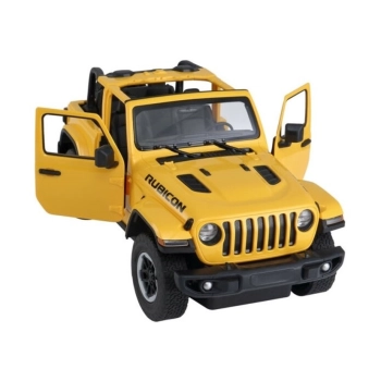Auto R/C Jeep Wrangler Rubicon 1:14 Rastar Żółty