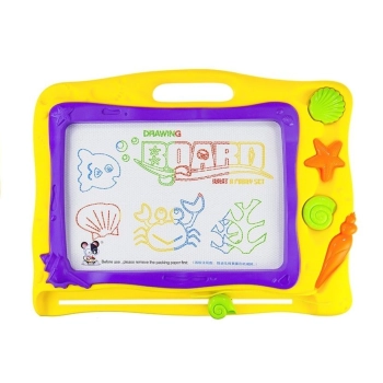 Tablica Znikopis Morski + 3 Pieczątki Kolorowe Tło