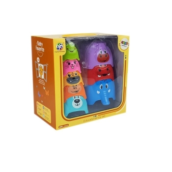 Piramidka Kubeczki dla Niemowlaka Zwierzątka