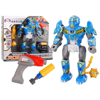 Robot Do Skręcania Broń Wiertarka Śrubokręt Światła Dźwięk Niebieski