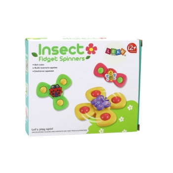 Zabawka Sensoryczna Spinnery Pszczółka Biedronka Motylek Przyssawki