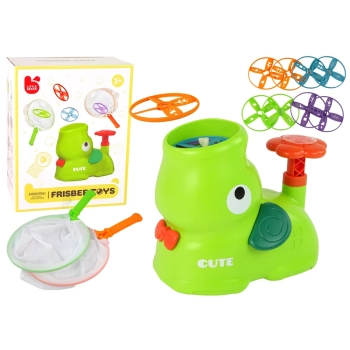 Gra Zręcznościowa Złap Frisbee Słoń Katapulta Zielony