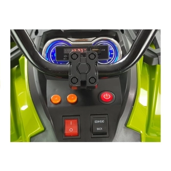 Quad na Akumulator BDM0906 Pompowane Koła Zielony