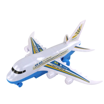 Samolot Pasażerski Zdalnie Sterowany R/C Światła Biały DIY