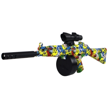 Karabin Pistolet Dla Dzieci Na Kulki Wodne Kolorowe Grafiti 20 Metrów