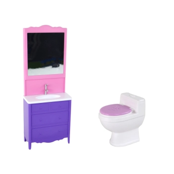 Lalka Dla Dzieci w Szlafroku Łazienka Akcesoria