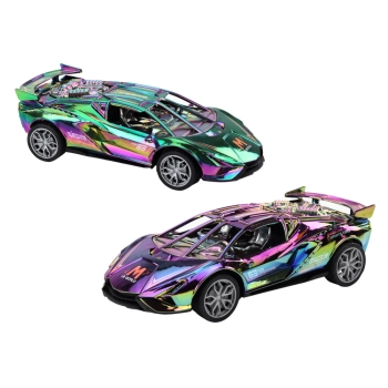 Autko Sportowe Światła Dźwięki Kolorowe Kameleon