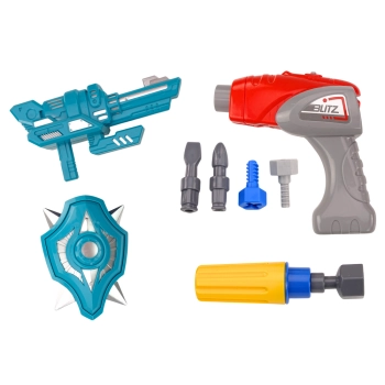 Robot Do Skręcania Broń Wiertarka Śrubokręt Światła Dźwięk Czerwony