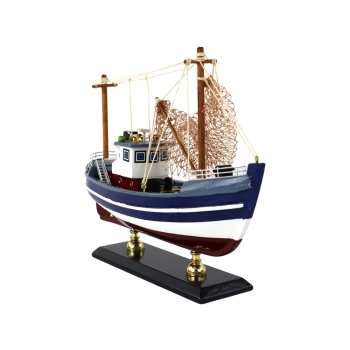 Statek Kolekcjonerski Drewniany Kuter Rybacki