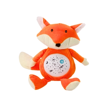 Pluszowy Miś Usypiający Światła Dźwięki Tryb Nocny i Dzienny Lisek