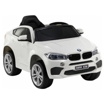 Auto na Akumulator BMW X6 Białe Skóra, EVA