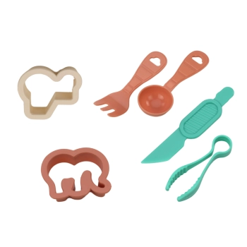 Ciastolina Zestaw Kuchnia Wyciskacz Kucharz Akcesoria