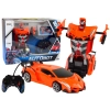 Auto Robot 2w1 Pilot R/C Zdalnie sterowane Pomarańczowy