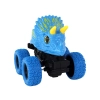 Pojazd Terenowy Pchacz Triceratops Gumowe Koła Niebieski