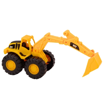 Zestaw Maszyn Budowlanych Koparka Wywrotka Ruchome Żółty