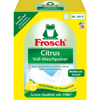 Frosch Citrus proszek do białych 18 prań