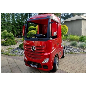 Auto na Akumulator Mercedes Actros Czerwony Lakierowany MP4