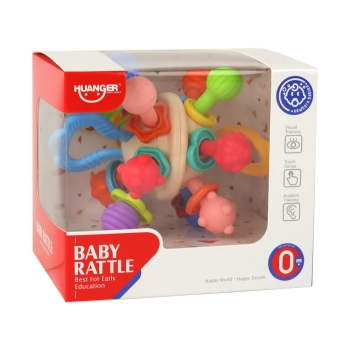 Zabawka Sensoryczna Grzechotka Gryzaczek Piłka Dla Niemowląt