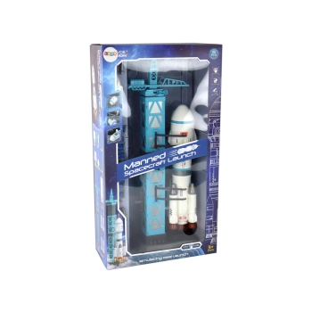 Zabawka Misja Kosmiczna Rakieta Astronauci Wyrzutnia 15 Elementów