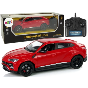 Auto R/C 1:24 Lamborghini Urus Czerwony 2.4 G Światła