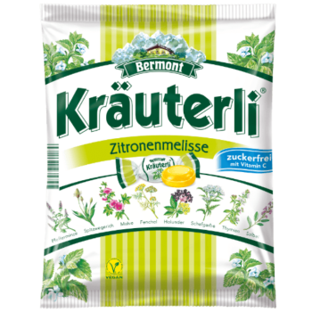 Bermont Kräuterli Zitronenmelisse Cukierki bez Cukru 125 g