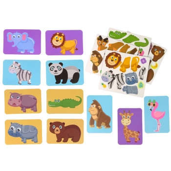 Magnetyczna Układanka Książka Zwierzęta Puzzle Krokodyl Małpka