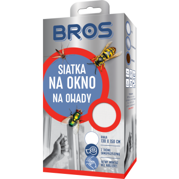Bros Siatka na Okno na Owady Biała