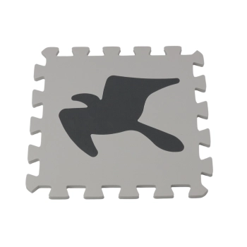 Miękkie Puzzle Mata Kontrastowa Edukacyjna Pianka EVA Szare 28 ele.