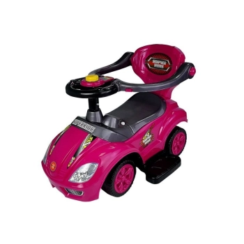 Jeździk z Pchaczem Mega Car 3w1 Różowy